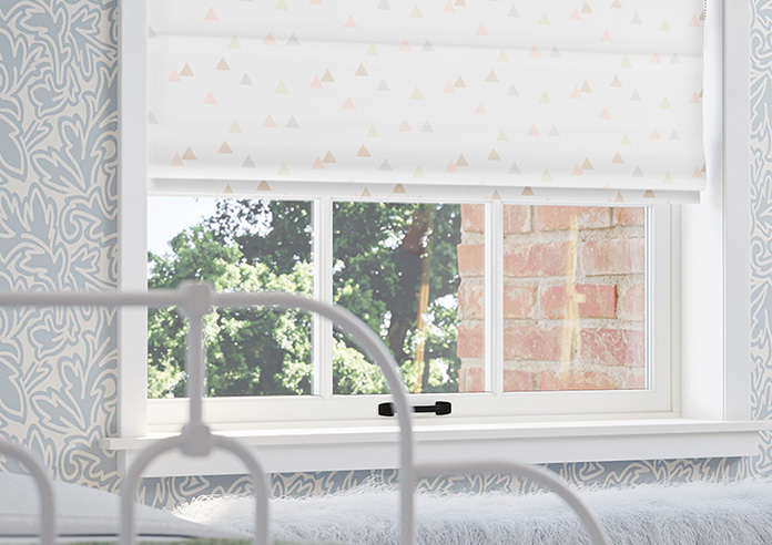 Faceted, Marshmallow - Roman Blind - Image 5